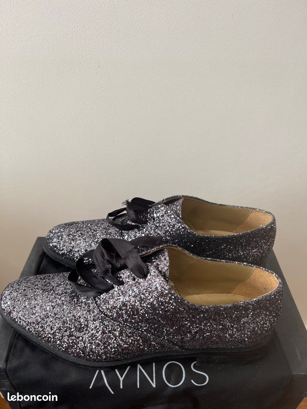 Derbies Pailleté gris AYNOS Taille 43 (image 3)