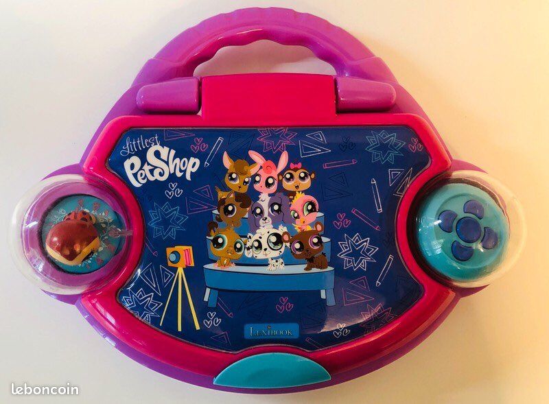 Lexibook ordinateur Littlest Pet Shop Party Power LPS 80 activités 1000 questions lot SOP77 (image 1)