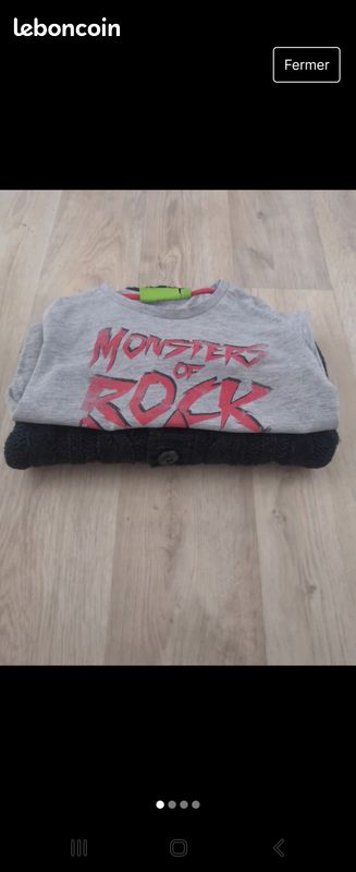 Lot 1 t-shirt manches longues + un gilet (image 1)