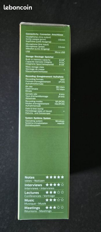 Enregistreur vocal Philips (image 4)