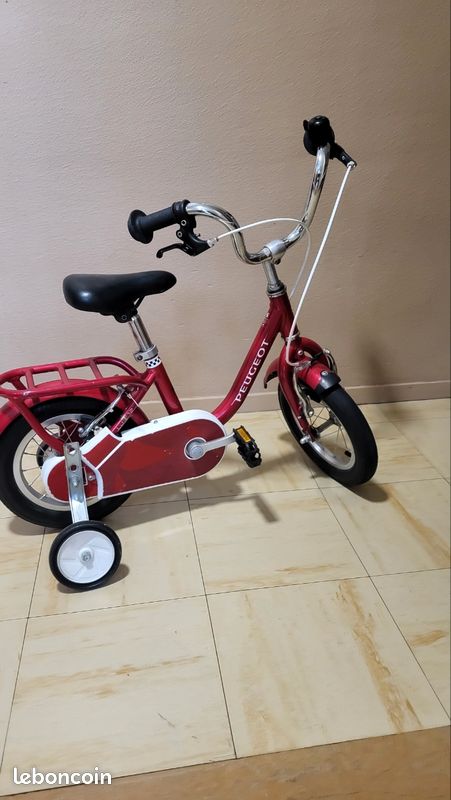 Vélo enfant Peugeot classe 12 pouce 2/4ans état impeccable idéal