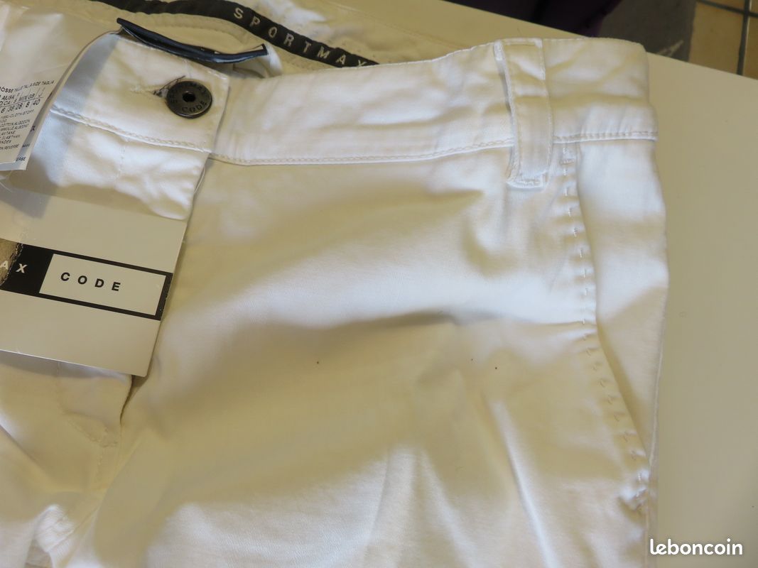 MAXMARA- SPORTMAX - Luxe- Pantacourt - Neuf avec étiquette - T36/38 (image 10)