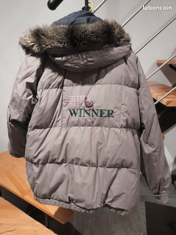 Parka homme en plume réversible taille 50 (image 5)