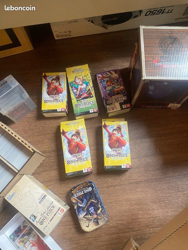 Lot One Piece TCG (bulk + boîte vide + deck jamais utilisé) (image 4)