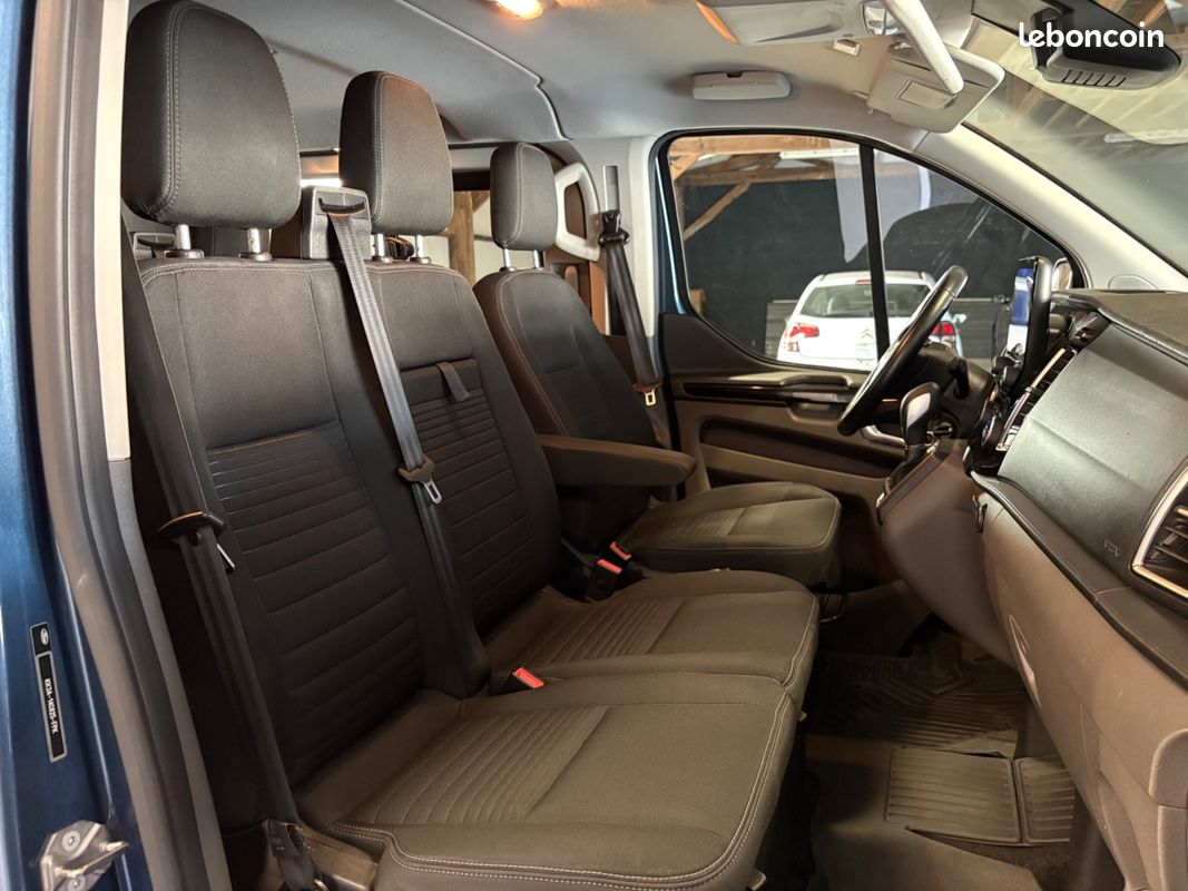 FORD TRANSIT CUSTOM FOURGON 300 2.0 TDCI 170ch L1H1 COURT 6 PL LIMITED BVA S&S / ATTELAGE - PORTES LATÉRALES - CARPLAY (image 15)