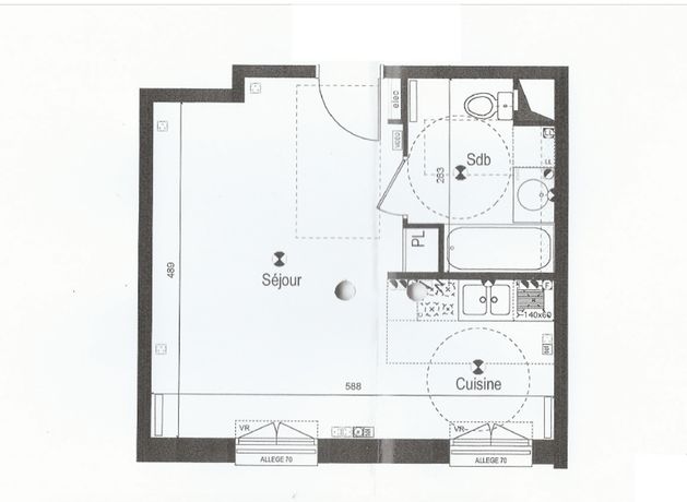 Appartement a louer la garenne-colombes - 1 pièce(s) - 30 m2 - Surfyn