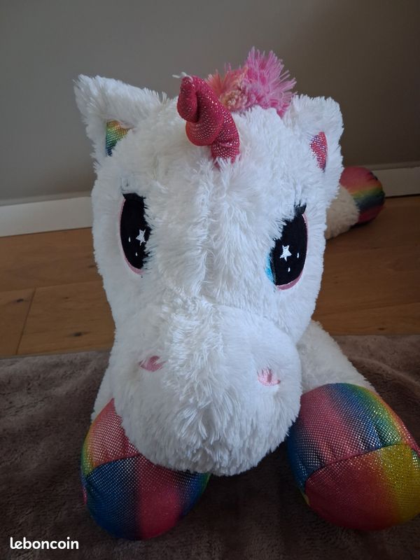 Peluche licorne 85cm (image 3)