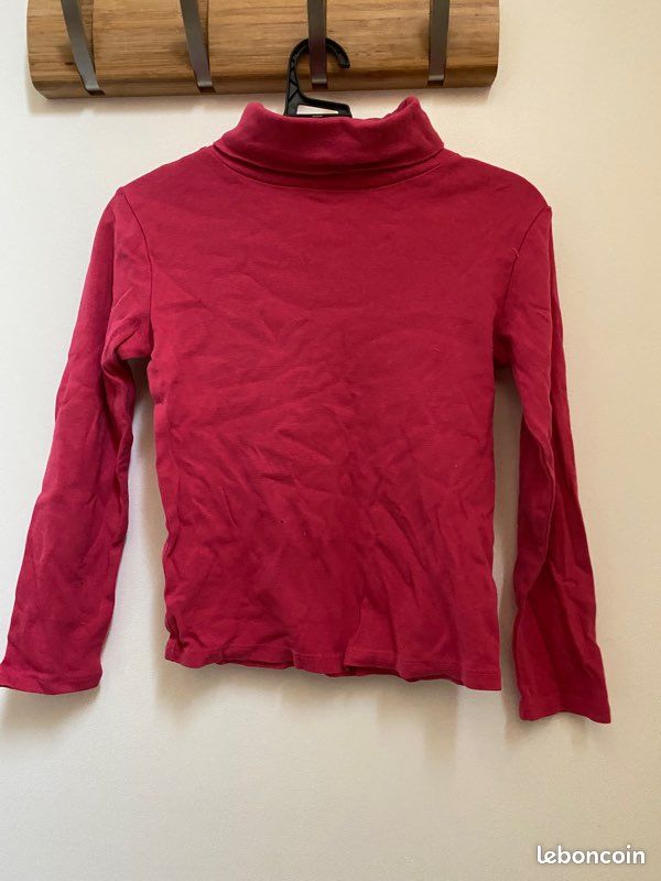 Sous pull rose 8 ans (image 1)