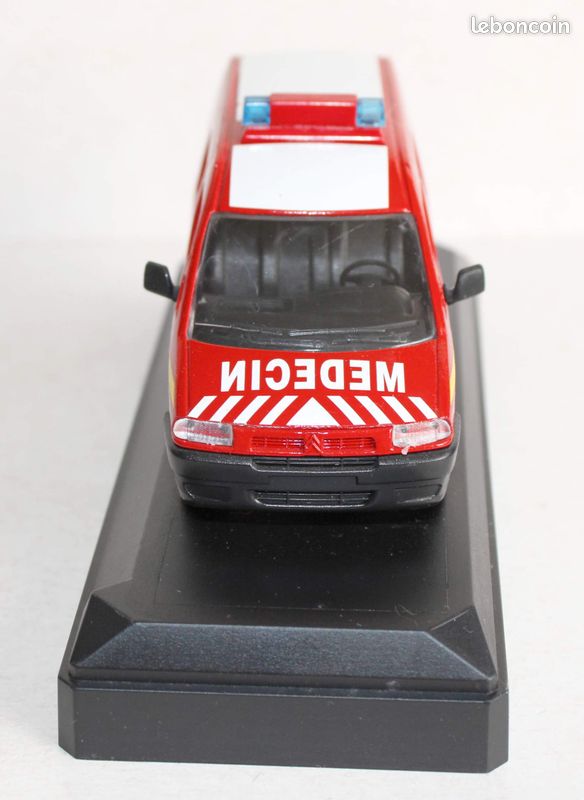 Solido 1/43 – Citroën Jumpy Sapeurs-Pompiers – Rouge – Miniature Occasion