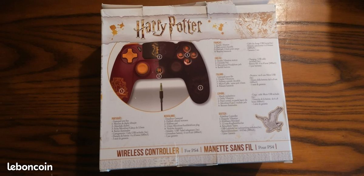 Harry Potter - Manette Sans Fil PS4 - Prise Jack k - Rakuten
