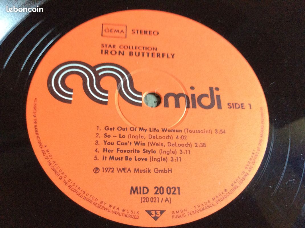 Rare earth / iron butterfly / osibisa / titanic (image 5)