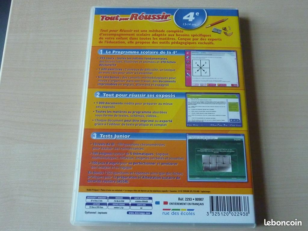 DVD "Tout pour réussir" 4e (image 2)