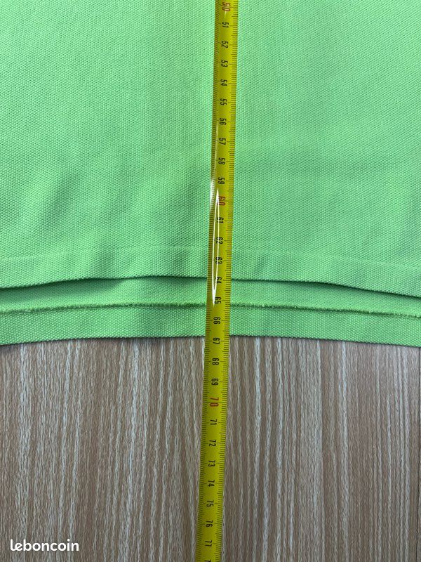 Polo Ralph Lauren logo vert brodé rose taille S (image 9)