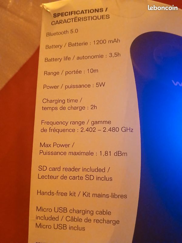 Enceinte sans fil (image 2)