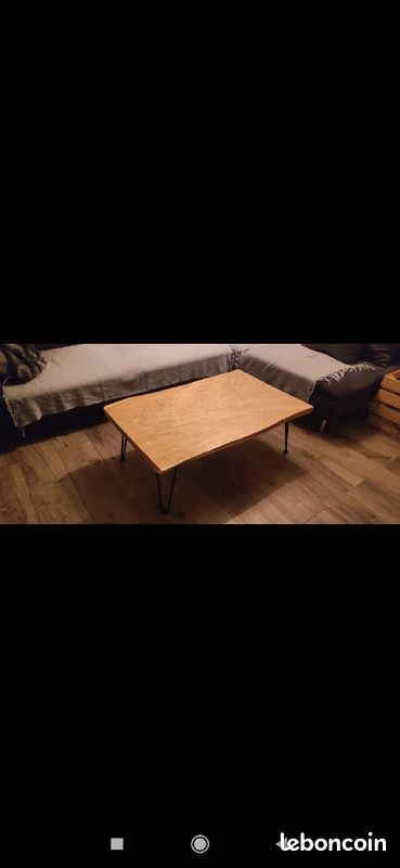 Table basse chêne massif (image 2)