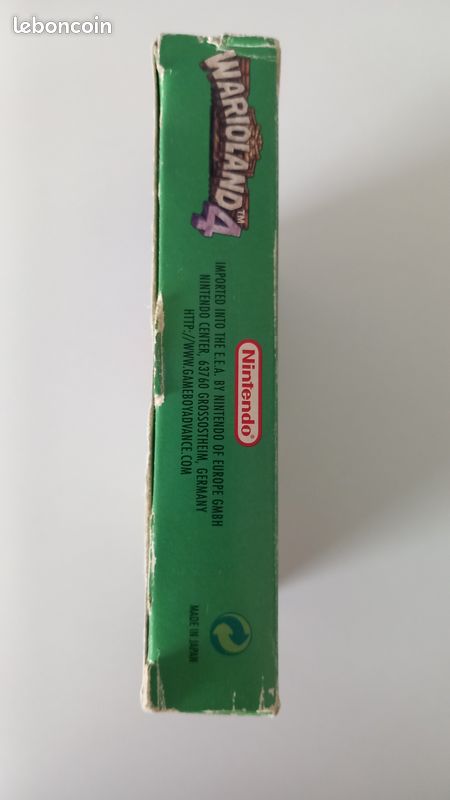 Wario Land 4 Gameboy Advance jeu boîte et notice (image 7)