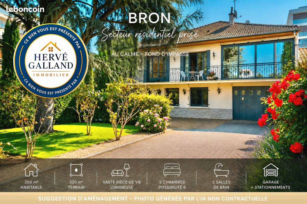 Maison 7 pièces 201 m² · à Bron · 201 m² · 590 000 €