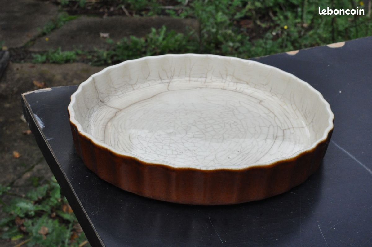 Plat à tarte en céramique vintage (image 2)