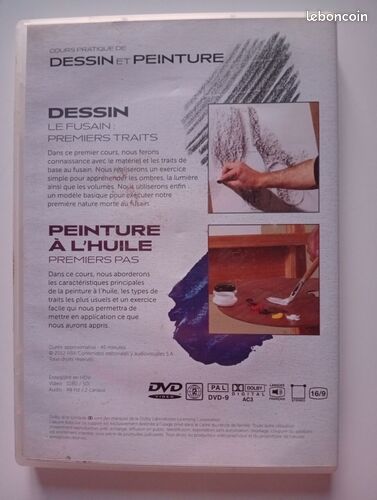 [DVD] COURS PRATIQUE DE DESSIN ET PEINTURE - Bon état (image 2)