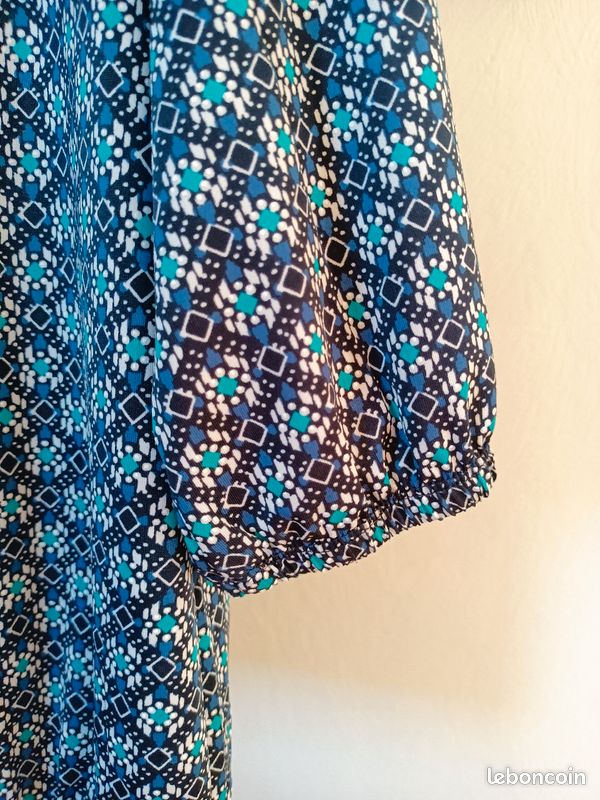 Blouse à motifs manche 3/4 (image 3)