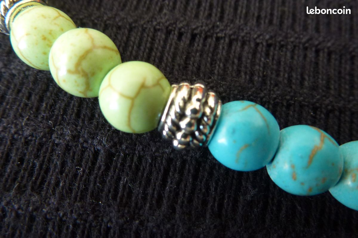 Bracelet les 7 chacrats neuf pierres naturelles (szcz13) (image 7)