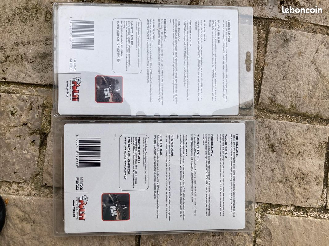 Vends 2 filtres neufs pour Vaporetto Polti Lecoaspira (image 2)