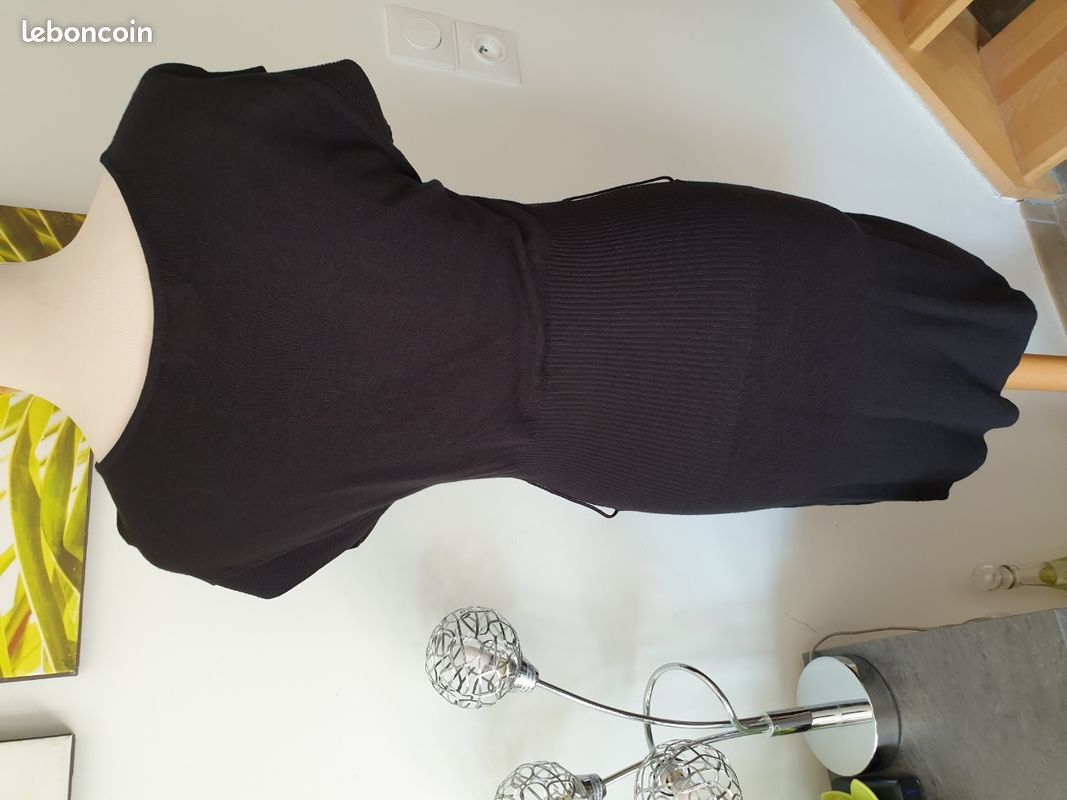Jolie robe noire légère demi-saison 🌻 Neuve (image 4)