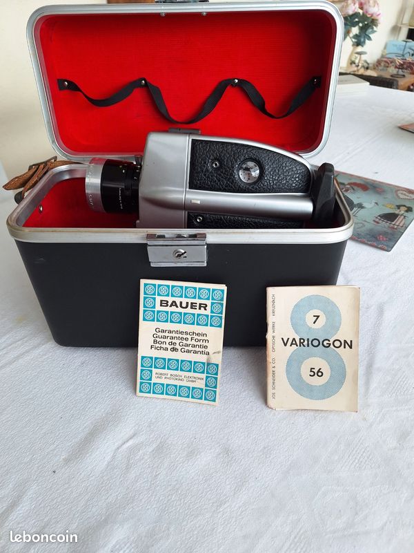 Camera Super 8 Bauer C1 super avec son étui d'origine - Photo, audio & vidéo