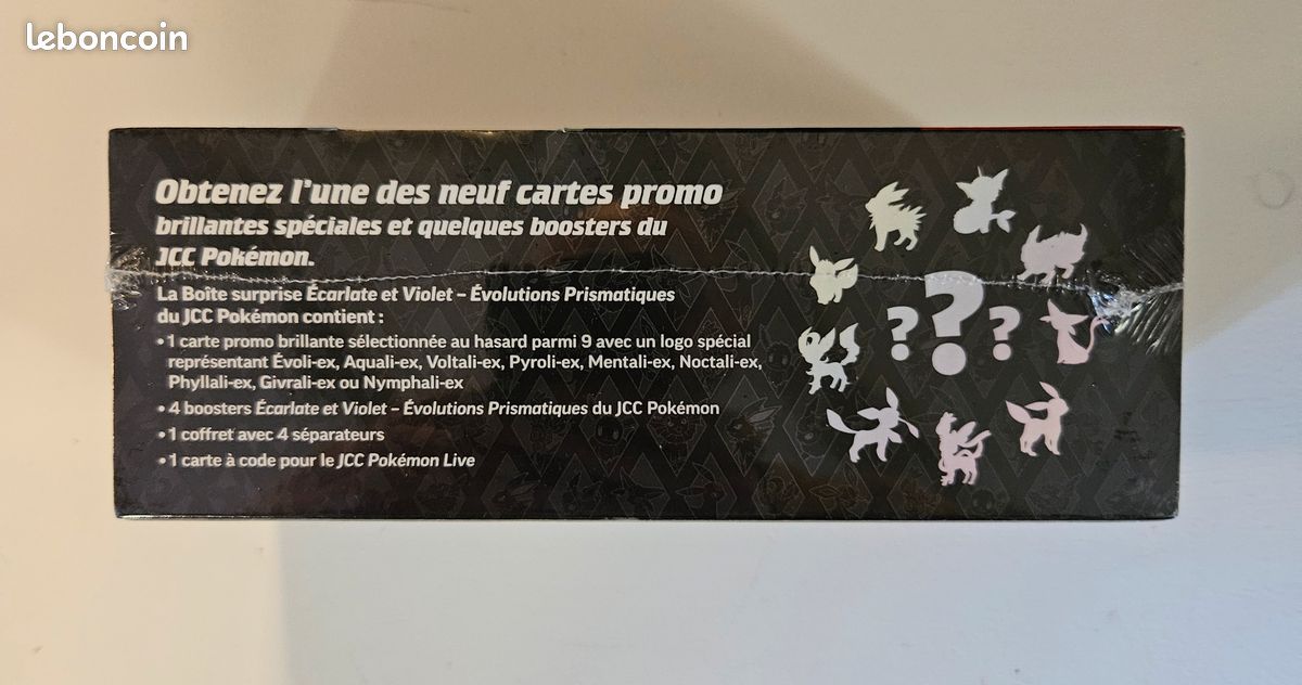 Fichier:Booster Écarlate et Violet Évolutions Prismatiques Évoli et