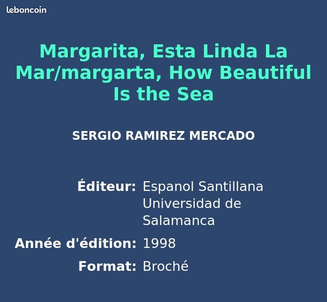 Margarita, Esta Linda La Mar/margarta, How Beautiful Is the Sea Livres