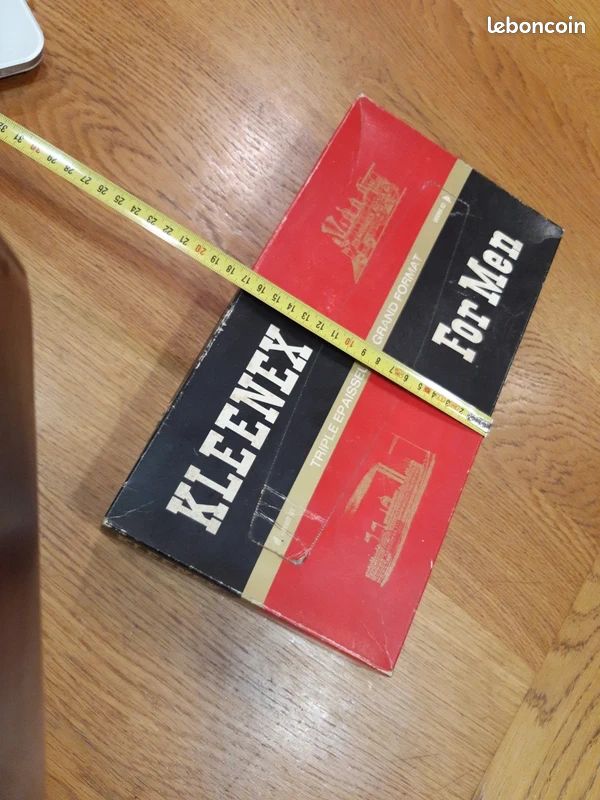 Paquet De Mouchoirs Kleenex Vintage Années 1960, Taille Homme, 67 Feuilles, Scellé