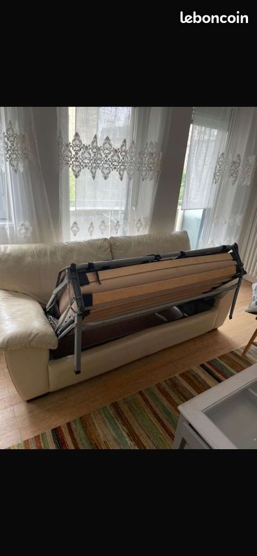 Canapé convertible en cuir (image 4)