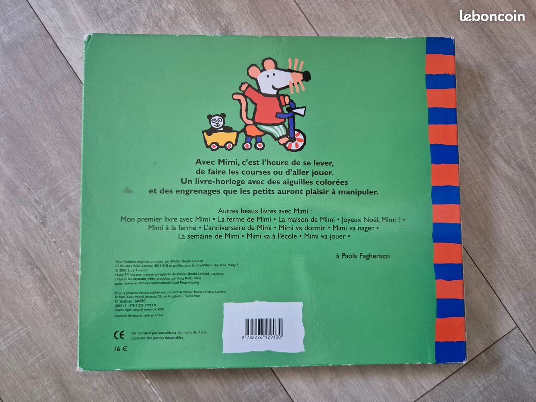 Livre "Quelle heure est-il, mimi?" (image 2)
