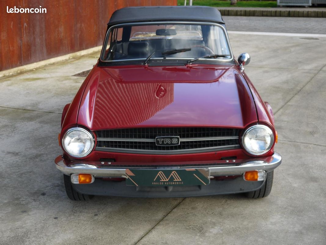 Triumph tr6 carbu - first paint (image 3)