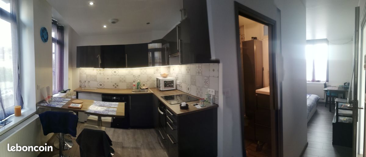 Appartement 1 pièce(s) 28 m²à louer Lille