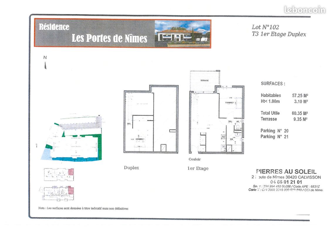 Local commercial 3 pièces 57 m² · à Caveirac · 57 m² · 227 300 €