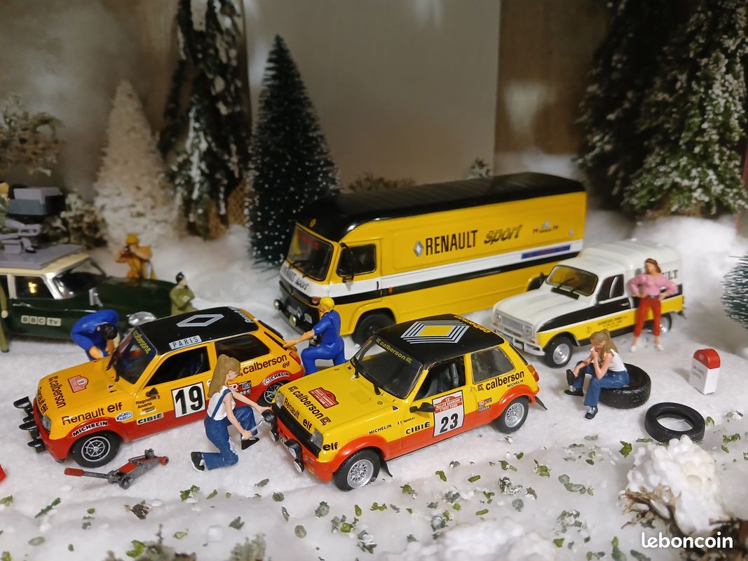 Lot De 6 Miniatures Voitures Publicitaires Krema - Échelle 1/43 - Plastique Rouge - Collection