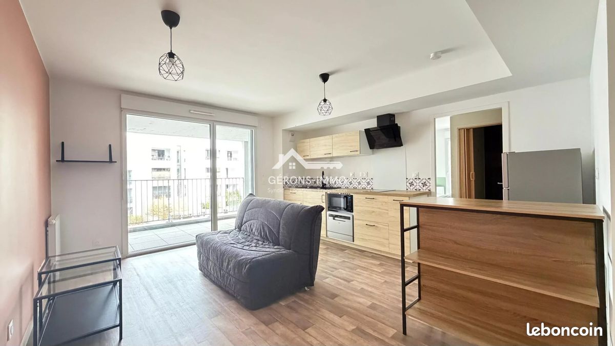 Appartement 2 pièces 44 m² · à Nantes · 44 m² · 870 €/mois