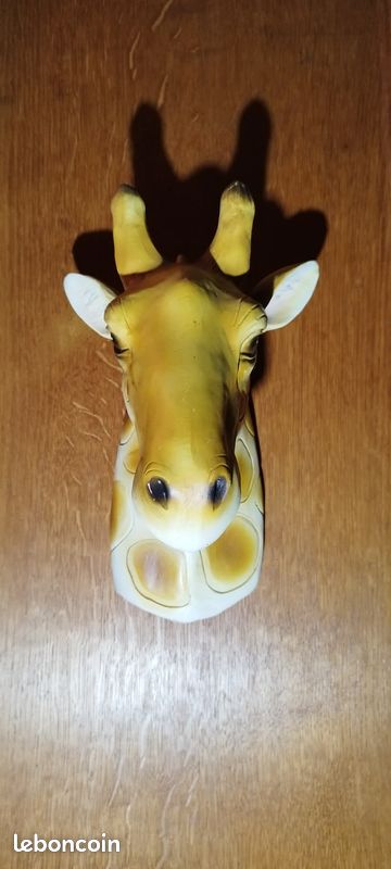 Girafe en métal recyclé - deco jardin | Penez Herman