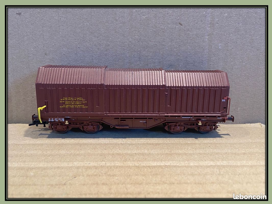 Roco Ho 4395 C Wagon A Parois Telescopique Fourgon Couvert Fret Marchandise Sncf