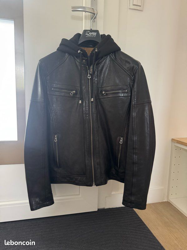 Veste neuve cuir DAYTONA 73 moto (image 1)