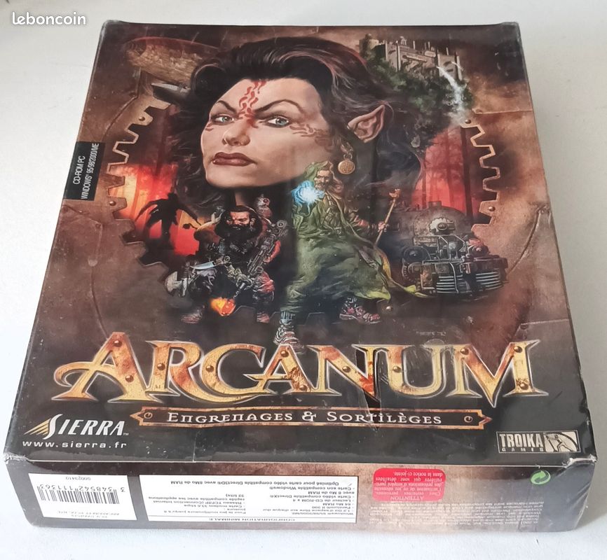 BIG BOX Arcanum IBM-PC CD-ROM neuf sous cello (image 3)