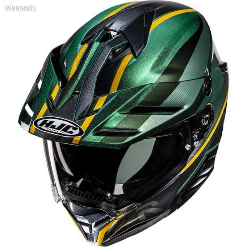 Casque intégral Adventure HJC Neuf + Intercom HJC Smart déjà installé + Visière solaire (image 1)