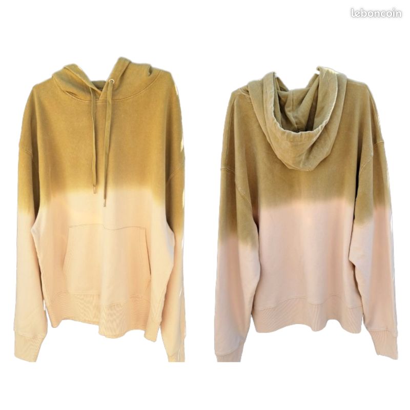 Hoodies/Sweat capuche bicolore tie & dye 100% coton biologique FAIR WEAR (image 4)