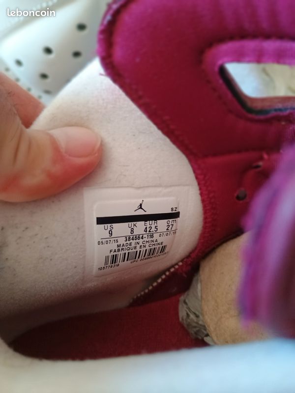 Nike air Jordan 6 Maroon (image 7)