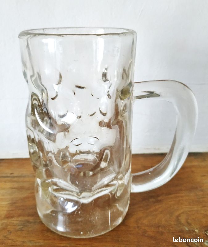 Ancienne Chope à biére à fond creux (image 3)