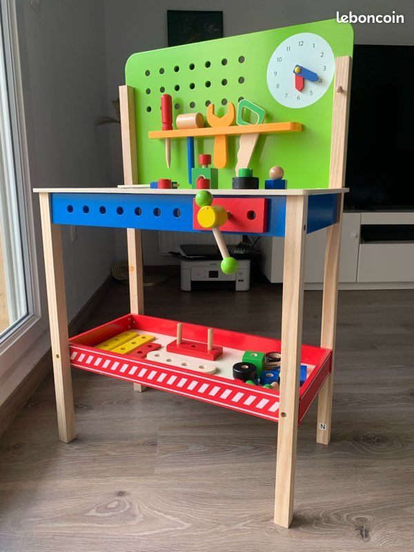 Établi bricolage en bois enfant (image 2)