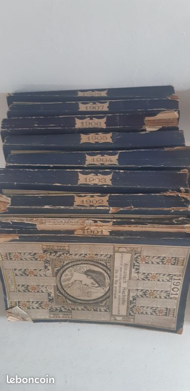 Lot de 15 Almanach années 1894 à 1908 (image 3)