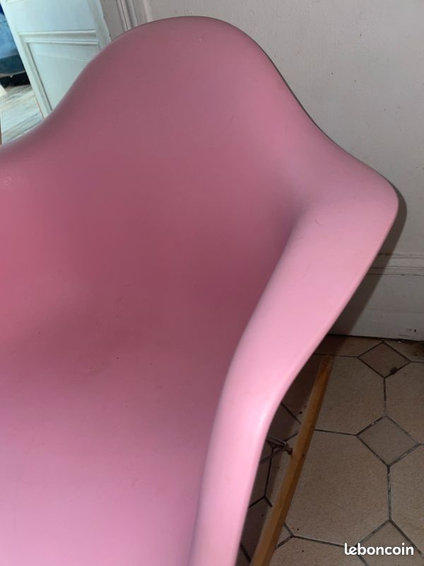 Chaise à bascule rose (image 4)