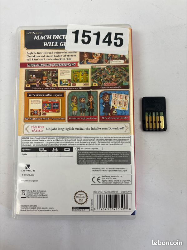 Professeur Layton - Jeu Nintendo Switch #A15145 (image 2)